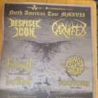 Despised Icon   Carnifex North American Mmxvii  2017  Tour Poster 