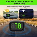 Gps Digital Speedometer For Car Mph Hud Speed Meter With Led Large Font