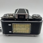 Exakta Varex Vx Iia Ihagee Dresden Film Camera - Vintage Silver   Black - As Is