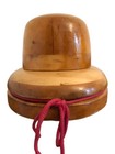 Vintage Wooden Millinery Hat Block     2-piece Mold For Women s Hat 