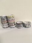 The Coffee Monsterz Co Washi Tapes Lot Of 14 Tcmc