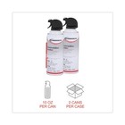 Innovera 10012 10 Oz Can Compressed Air Duster Cleaner  2 pk  New