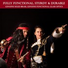  Telescope Pirate Spyglass With Wooden Box Nautical Gift Maritime 9  Brass