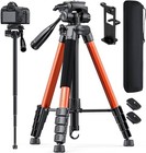 73-inch Professional Aluminum Tripod   Monopod For Dslr   Smartphone Photography