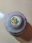 Antique Vintage Aluminum Powder Box Music Box Victorian Women Tested 