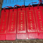 Lot Of 30 Vintage Vinyl 1950   s 60   s Red   Blue Bookmarks 