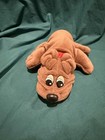 Vintage Tonka Pound Puppies Rumple Skins Plush Puppy Dog Brown  8  Stuffed
