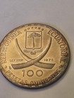 Rep de Guinea  1970  Silver Coin 100 Pesetas Guineanas  999 Silver Goya