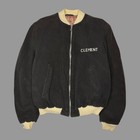 Vintage 1950s France Military Souvenir Jacket Size Medium
