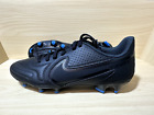 Nike Tiempo Legend 9club Fg Soccer Cleats Black blue Women s Da1176001 Sz 7 5 Us