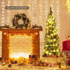 5ft Pencil Christmas Tree Slim Xmas Tree Unlit Skinny Artificial Christmas Tree