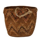 Puget Sound Salish Hard Basket With Tumpline
