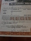 Republic Steel Corporation 1976 Stock Certificate 10 000 Dollars