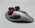 Logitech Trackman Usb Red Marble Trackball Mouse T-bc21