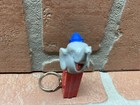 Vintage Pez No Feet Big Top Circus Elephant Pointed Blue Hat 1998 Red Stem