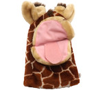 Axis Corp Geppeddo Giraffe Hand Puppet 9  Animal Toy Vintage Plush Pink Mouth