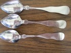 1800 s M Smith 3 Coin Silver Spoons