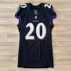 Nike Ed Reed Baltmore Ravens Black Alternate Game Issued Un Worn Used Jersey