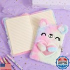 Yankmoom Journal For Kids Diary With Lock For Girls  Fuzzy Secret Kids Journa