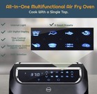 Icucina Digital Air Fryer  10 Qt Air Fryer Oven With 8 Cooking Presets