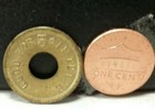 Vintage Brass Good For 5 Cents In Trade Token Coin