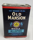 Vintage Antique Old Mansion Brand Allspice Spice Tin Advertising Can C w  Antrim