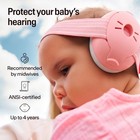 Toddler Ear Protection Noise Cancelling Ear Muffs Blush Baby Ear Muffs 0-36