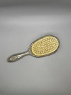 Antique Silver Plated Hair Brush Vanity Dresser Ornate Embossed 8   