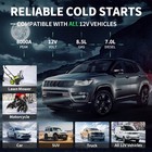 8000a Car Jump Starter Booster Jumper Box Power Bank Battery Charger Portable