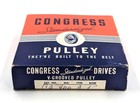 Nos  Vtg  Congress 4 0    Od 1    Fixed Bore Die-cast V-belt Pulley  Type A  Ca400