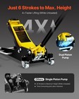 3 Ton Low Profile Floor Jack Aluminum Steel Racing Car Jack Dual Pump Lift