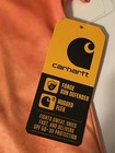 Carhartt Force Kids Unisex 3t Short Sleeve Shirt Sun Defender Orange Upf 50 Nwt