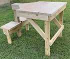 Wooden Shooting Bench  build Plans 