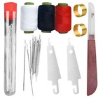 37pcs Portable Sewing Kit Thread Threader Needle Thimble Home Travel