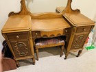 Antique Vanity With Mirror 1920s Depression Era