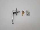 National Cabinet Lock Handle 5 Disc Satin Chrome 1  Spindle C8758 Keyed Diff