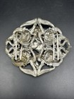 Antique Ornate Art Nouveau Belt Buckle Woman   s