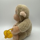 Vintage Russ Berrie   Co Chee Chee Monkey With Pacifier Plush 9    Sitting
