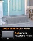 Door Threshold Ramp Handicap 3  To 6  Rise Doorway Wheelchairs Carts 1000lbs