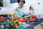 Hot Wheels City Toy Track Set  Downtown Express Car Wash Playset With 1 64 Sc