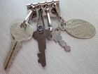 Antique 1920s Spirit Of St Louis Key Fob Mail Tag - Please Return To  Lebanon Nh