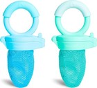 Munchkin Baby Feeder For Fresh Food And Fruit  2 Pack  Blue mint