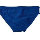 Vtg Speedo Blue Yellow Bikini Swim Suit Competition Swimming Racing Briefs Youth