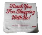 Bags 1 5 Large 23 X 13 X 8  Thank You  T-shirt Plastic Grocery Shopping Bags