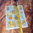 Vintage 1985 Hallmark Cards Bear Camping Activity Summer Beach Stickers Sheet