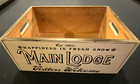 Wood Rustic Lodge Storage Crate Box W  Handles  Rectangle   main Lodge 