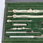 Original Old Vintage Antique  german  Bk Elliot Company Drafting Set  Ohio R
