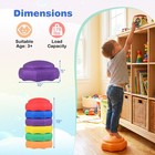 6pcs Stepping Stones For Kids  Non-slip Balance Sensory Toys  Indoor Outdoor