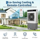 3-in-1 Evaporative Air Cooler 3000 Cfm Portable Swamp Fan W  Remote 8 4 Gal Tank