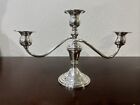 Preismer Sterling Silver Three Arm Candelabra